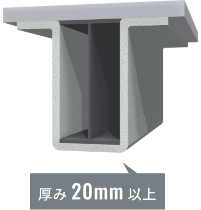 乾式系 1時間耐火 厚み20mm以上
